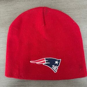 New England Patriots Red Beanie, One Size